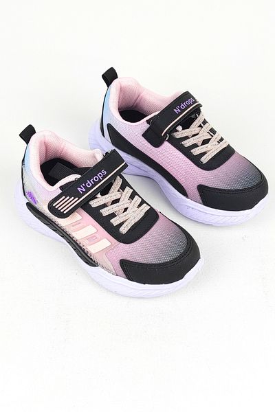 Özay ayakkabı Grey Powder - Pantofi sport de zi cu zi roz cu talpă anatomică pentru fete