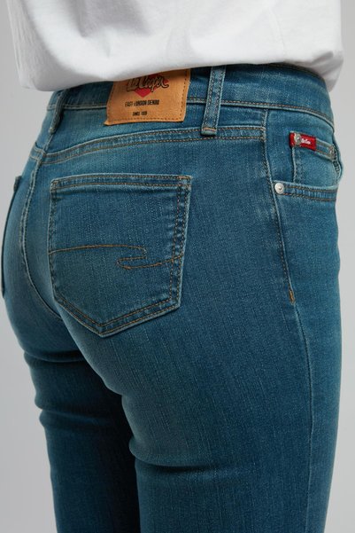 Lee Cooper Pantaloni de damă Susie, model Jean, culoare Copper Blue Mid