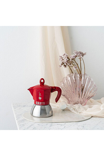 Bialetti İndüksiyon Mokapot Kırmızı (4 CUP)