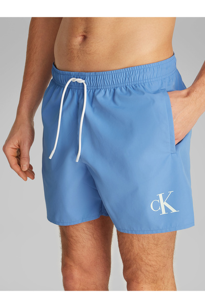 Calvin Klein Men Glacier Medium Drawstring Boardshorts