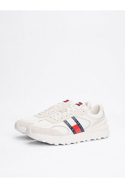 Tommy Hilfiger Ανδρικό λευκό αθλητικό σόλα με κλωστή