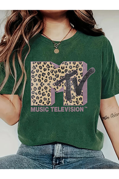 bellanova Γυναικείο μπλουζάκι MTV Leopard Print Casual με κοντό μανίκι και στ...
