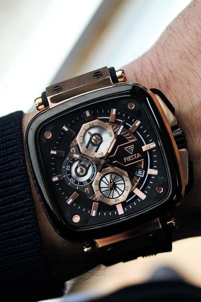 Fiesta Fs 600817   Men's Wrist Watch with Silicone Cord