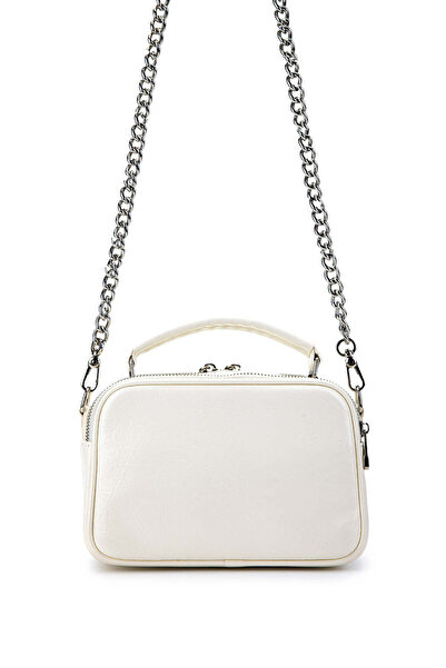 Tamer Tanca Women's Vegan White Shoulder Bag