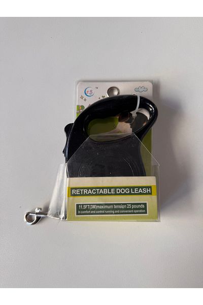 For a Fur Black Automatic Dog Collar