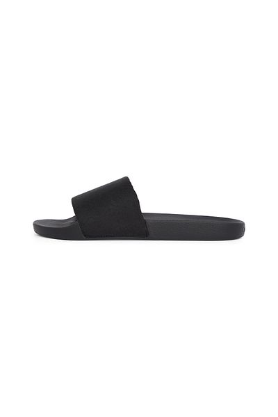 Calvin Klein Men Black Mono Jacquard Pool Jaq Mono Sliders