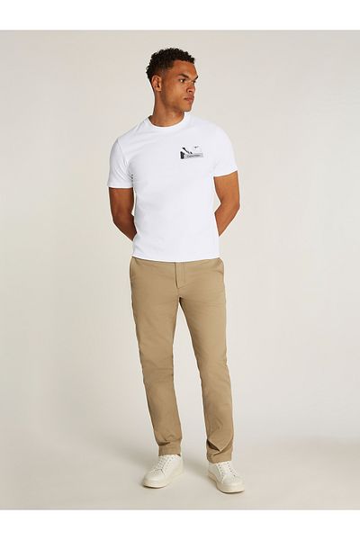 Calvin Klein Calvin Klein Men White Back Logo Graphic Short Sleeve T-Shirt