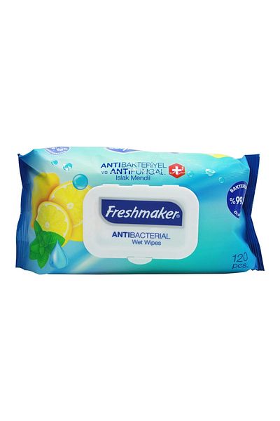 Freshmaker Antibacterial Wet Wipes 120 Pieces