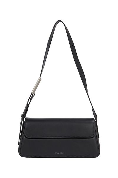 Calvin Klein Calvin Klein Black Belted Small Shoulder Bag