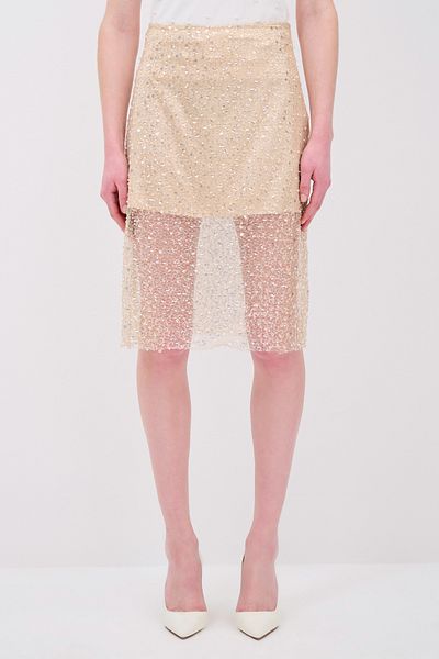adL Sequin Embroidered Skirt