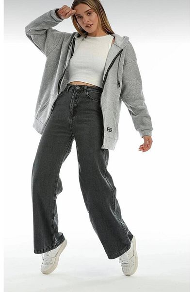 jsshop collection Women's High-Rise Wide Leg Loose Palazzo Wide Leg Jeans (New Season)
