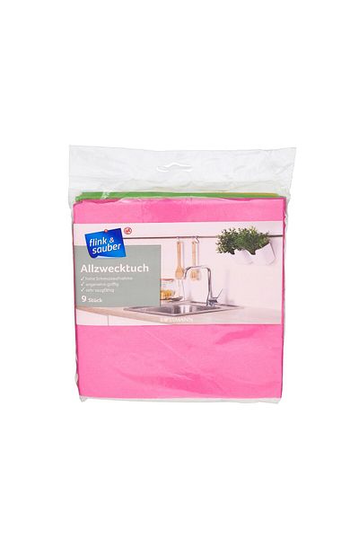 Flink Sauber Multi-Purpose Cleaning Cloth 9 Pieces