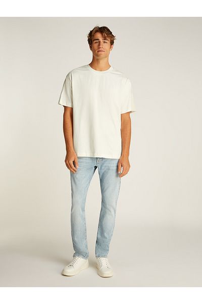 Calvin Klein Calvin Klein Men White Logo Tape Short Sleeve T-Shirt