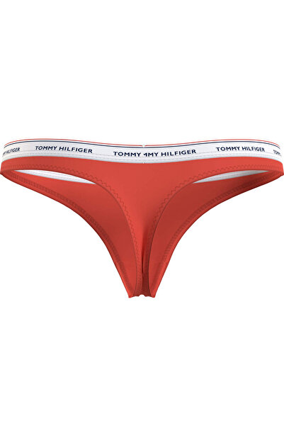 Tommy Hilfiger Kadın Mercan - Killi Mercan - Çok Açık Bej Tanga