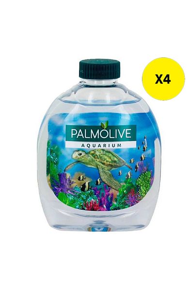 Palmolive X4 - PALMOLIVE SAPUN LICHID REZERVA 300ML AQUARIUM