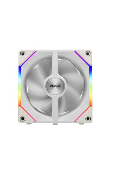 gamdias Ventilator Gamdias Aeolus P2 1203, 3 x 120mm, aRGB (Alb)