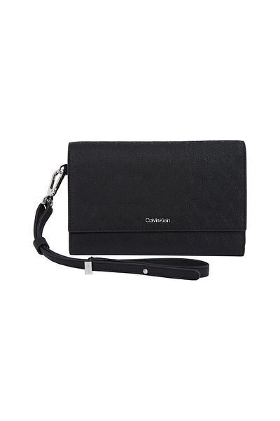 Calvin Klein Calvin Klein Women Black Mono Must Xl Trifold Wallet