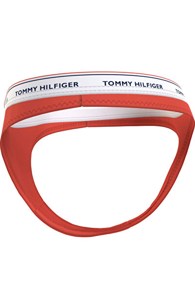 Tommy Hilfiger Kadın Mercan - Killi Mercan - Çok Açık Bej Tanga