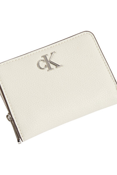 Calvin Klein Calvin Klein Women Silver Birch Minimal Monogram Md Wallet