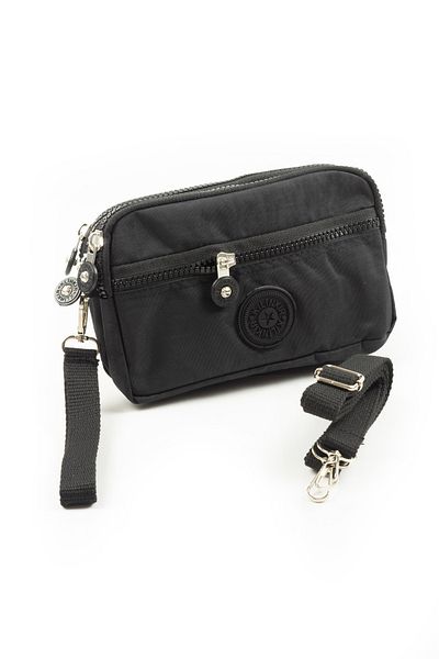 İMAKS Waterproof 4 Zipper Pocket Bag Black K002