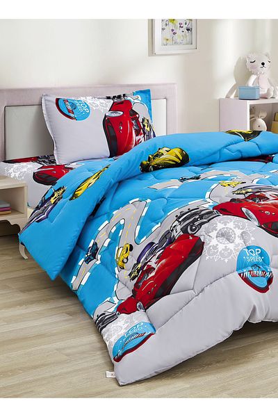 Generic 3 Piece Single Crib Bedding Set, Lightweight Comforter, Suitable for All Seasons