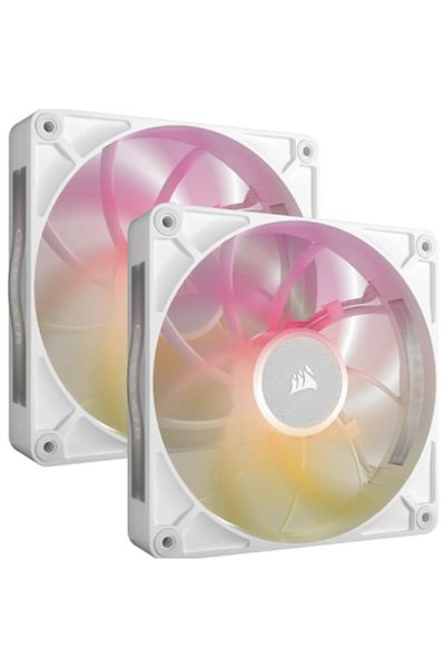 Corsair CORSAIR iCUE LINK RX140 MAX 2x140mm Fans (White)