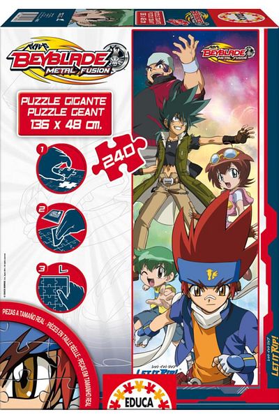 EDUCA 240 Piece Beyblade Giant Puzzle