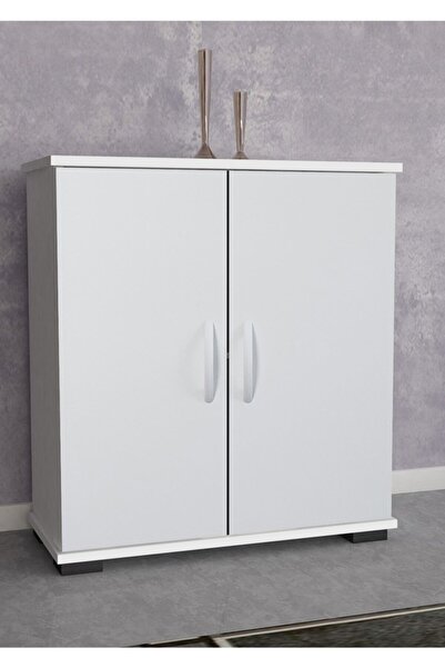 Modilayn Çok Amaçlı Dolap Ayakkabılık 2 Kapaklı Ayakkabı Dolabı Raflı