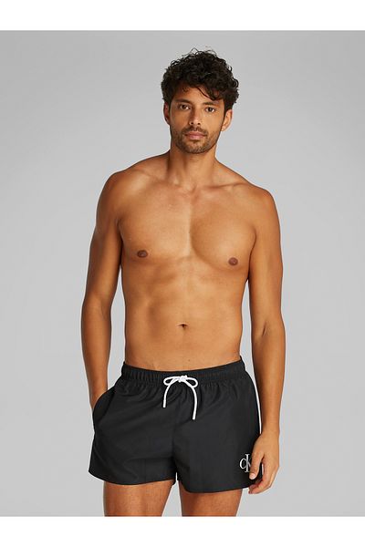 Calvin Klein Calvin Klein Men Pvh Black Short Drawstring Boardshorts