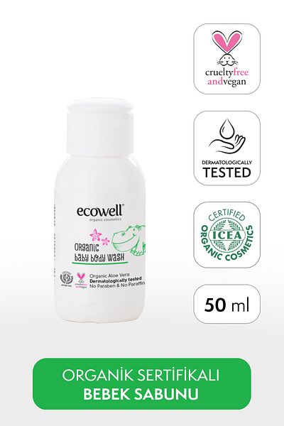 Ecowell Organic Baby Soap - Travel Size (50 ml)