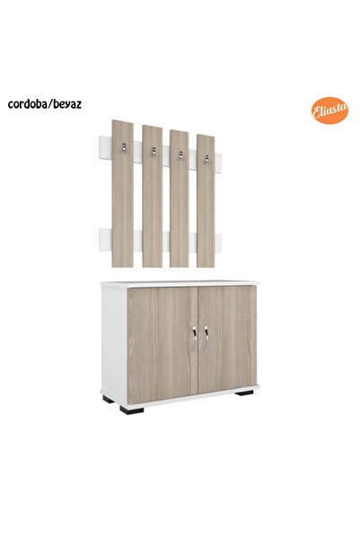 Modilayn Portmanto Ayakkabılık Vestiyer Askılıklı Ayakkabılık Dolabı Ard-126
