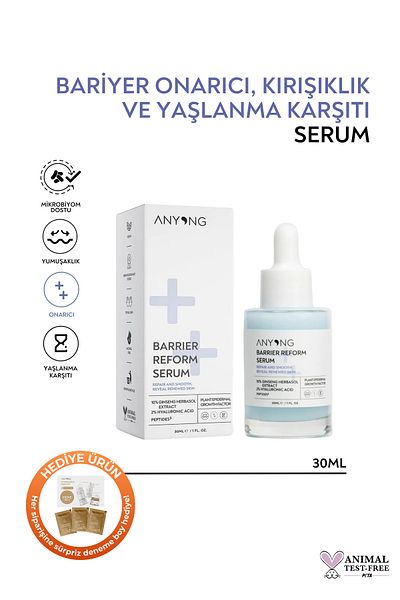 Anyong Barrier Repair Serum - Wrinkle and Anti-aging (Hyaluronic Acid, Peptide, Ceramide, Ginseng)