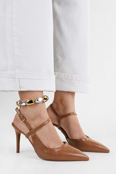 Shoeberry Дамски стилет Harry Caramel Skin