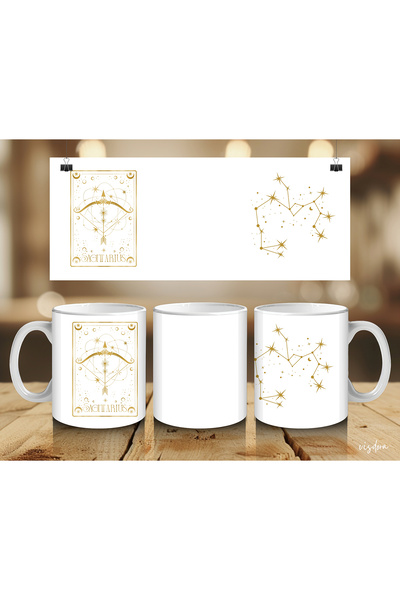 visdora Sagittarius Printed Mug