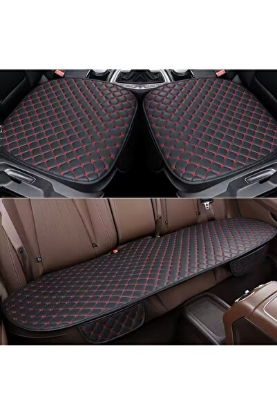 rebols Σετ μαξιλαριών καθισμάτων αυτοκινήτου από συνθετικό δέρμα με τσέπες κα...