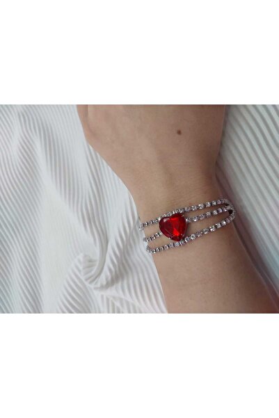 Avcıoğlu Aksesuar اسوارة نسائية مرصعة بحجر واحد موديل مرصع بحجر الزركون والكر...