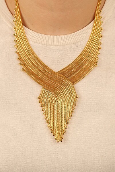 Çgk Çiğdem Gürel Kuyumculuk Kalze Dorikalı Altın Kolye klzdrklkly12