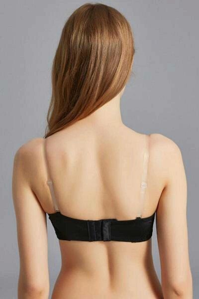 STOREMAX 5 Set Transparent Plastic Nipple Bra Strap