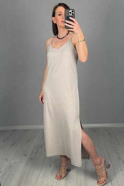 lady special Καθημερινό φόρεμα με λουράκι Modal