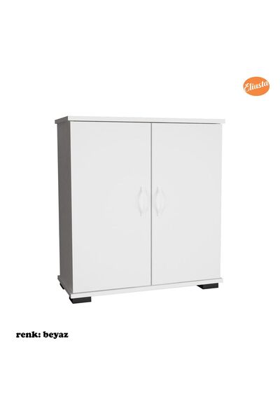 Modilayn ARD-112 70 x76x 32 cm Ayakkabılık Antre Ayakkabılık Çok Amaçlı Dolap Ayakkabı Dolabı-BEYAZ
