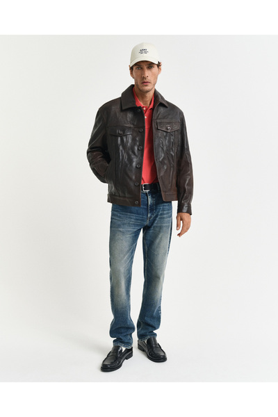 Gant Erkek Kırmızı Regular Fit Polo