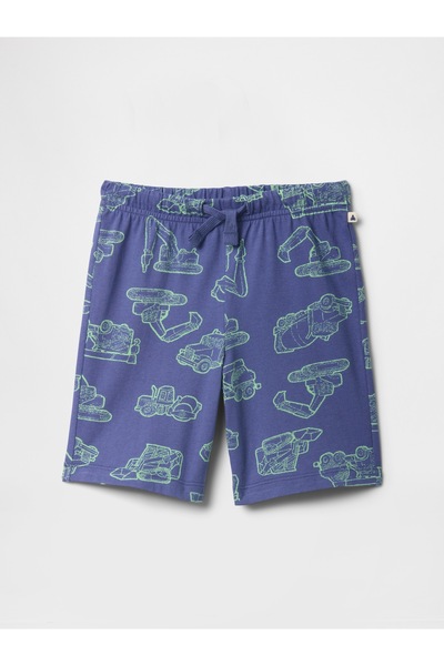 GAP Erkek Bebek Mavi Desenli Şort