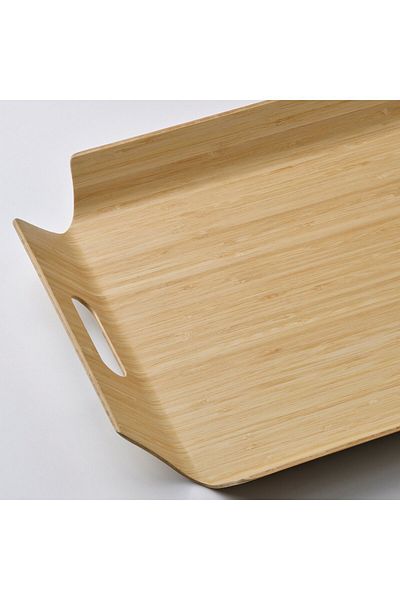 IKEA SILVERHAJMAL Tray, bamboo, 58 x 38 cm