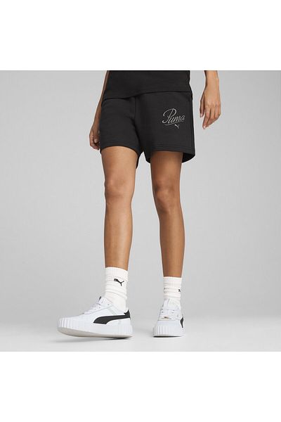 Puma Dámské kraťasy ESS SCRIPT 5" s vysokým pasem
