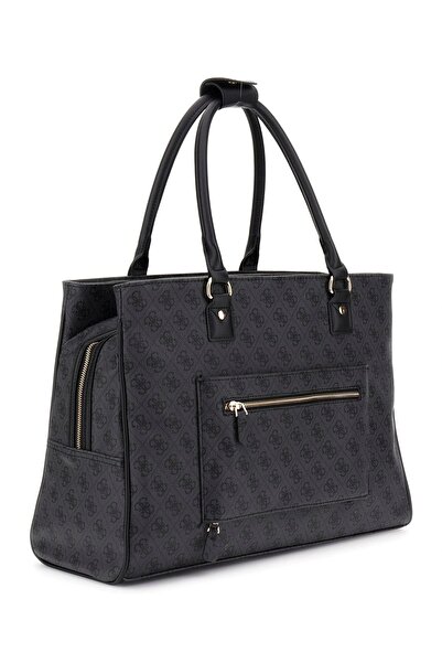 Guess Jesco Shopper Tote Women Anthracite Suitcase Twlb8389919-Coa