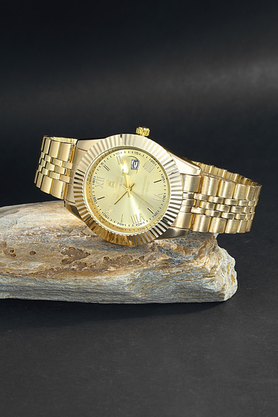 Zzla Stainless Ipc Plated Luxury Sport Metal Men's Wristwatch Da5641Ar19