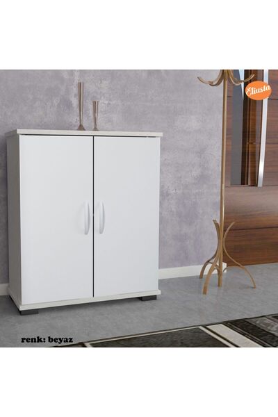 Modilayn Ayakkabılık 2 Kapaklı Ayakkabı Dolabı Raflı