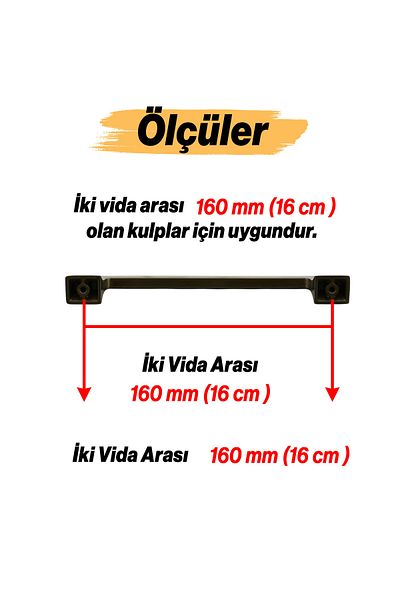 Badem10 Gediz Metal Mâner galben antic 160 mm 16 cm Sertar de mobilier Dulap de bucătărie Dulap Capac Mâner Mâner