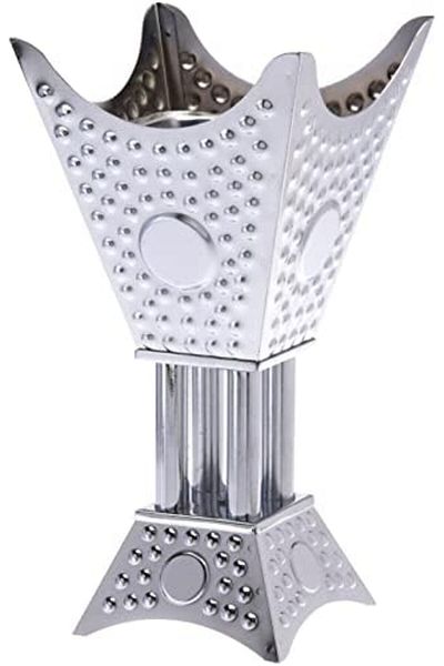 ALSAIF Electric Incense Burner, 80w, Chrome