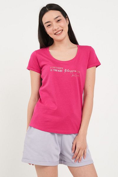 Lee Cooper Women's T-shirt with textured print